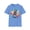 Carolina Blue, variant on Samurai Shirt Unisex Gildan Softstyle 64000 Tee 100 Percent Ring Spun Cotton Lightweight