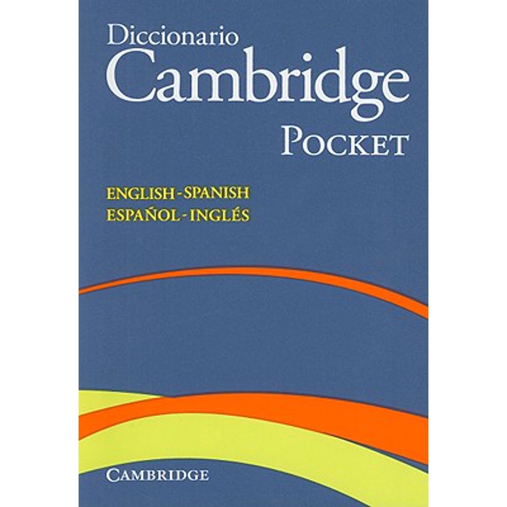 Diccionario Cambridge Pocket EnglishSpanish/EspanolIngles Walmart