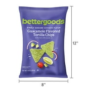 bettergoods Finely Ground Cassava Flour Guacamole Flavored Tortilla Chips, 10 oz