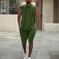 thumbnail image 2 of GERsome Mens Summer 2 Piece Outfits Sleeveless Muscle Tank Tops and Shorts Set Casual Athletic Jogging Tracksuits M-3XL, 2 of 6