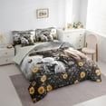 thumbnail image 3 of Castle Fairy Highland Cow Twin Bedding Sets 7-Piece for Boys Girls,Rustic Farmhouse Animal Bedding Comforter Set Microfiber,Floral Flowers Butterflies Breathable Sheet Sets,Breathable Home Decor, 3 of 8
