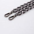 thumbnail image 4 of Bolsa Bolso de cadena gruesa de Metal Punk de 40cm, correa para el hombro, asas para Bolso DIY (negro), 4 of 8