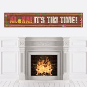 Tiki Luau - Tropical Hawaiian Summer Party Decorations Party Banner