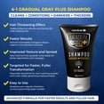 thumbnail image 2 of Gradual Gray PLUS Shampoo - Darkening + Thickening - 3x Faster - 1 PACK, 2 of 8
