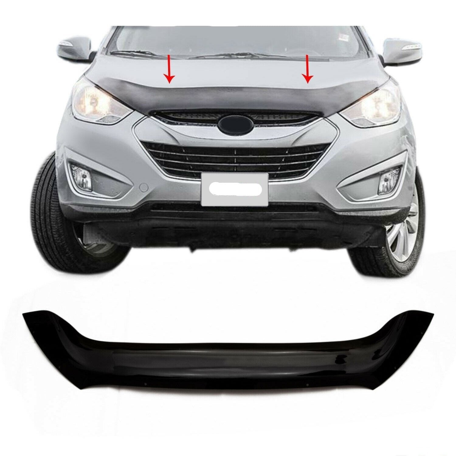Front Bug Shield Hood Deflector Guard for Hyundai Tucson 2010