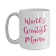 thumbnail image 3 of Worldâ€™s Greatest Mema Mug - Funny Tea Hot Cocoa Coffee Cup - Novelty Birthday Christmas Anniversary Gag Gifts Idea, 3 of 4
