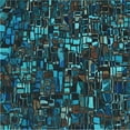 thumbnail image 1 of Ahgly Company Indoor Square Patterned Charcoal Black Area Rugs, 5' Square, 1 of 6
