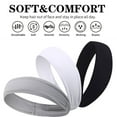 thumbnail image 3 of Sweatband sports headband, running antiperspirant band sports headband, elastic anti-perspirant headband, soft sports headband - Type:Set1;, 3 of 5
