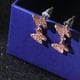 thumbnail image 2 of Xihbxyly Pendientes de Lazo Largos Dorados de Moda para Mujer, 2 of 3