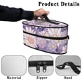 thumbnail image 5 of HELLHERO Travel Iron Carrying Storage Bag Light Purple Rabbit Handheld with Handle and Zipper, Case Only, 5 of 6