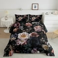 thumbnail image 2 of Erosebridal Vintage Florals Bedding Full Comforter Set, Retro Flowers Down Comforter for Women , Reversible, 2 of 7