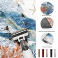 thumbnail image 5 of Entryway Rug 2'x3', Sea Turtle Coastal Kitchen Runner Rugs Non-Slip Carpet Mats, Blue Red Summer Beach Coral Nautical Bedside Rugs Runners Washable Floor Carpet for Bathroom Laundry Room, 5 of 8