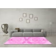 thumbnail image 3 of Ahgly Company Indoor Rectangle Abstract Pink Modern Area Rugs, 2' x 4', 3 of 4