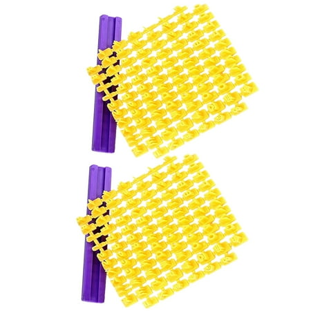 

wendunide kitchen gadgets Cookies Cookie Alphanumeric Tools Seal Baking English Printing Mould Kitchen，Dining Bar Yellow