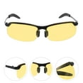 thumbnail image 2 of 1Set Night Glasses For Driving Men Polarized Technology UV Protection, 2 of 8