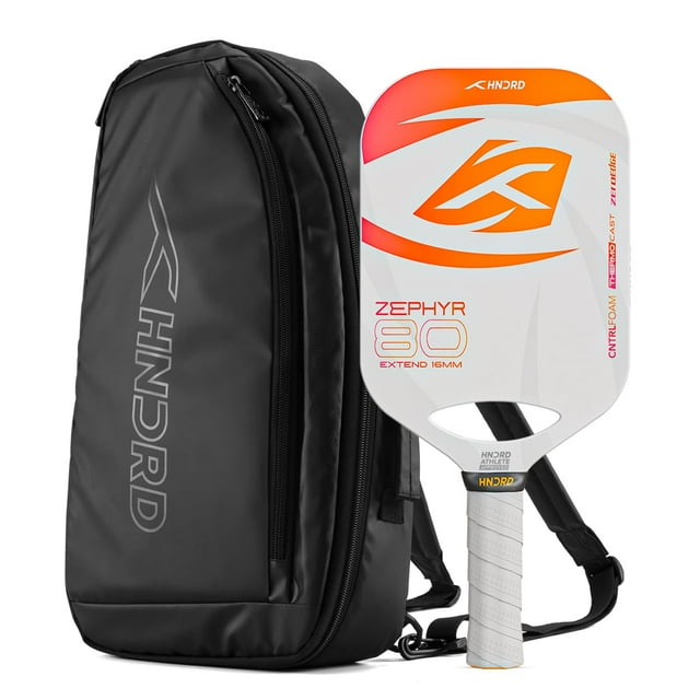 Zephyr 80 Extend 16mm Pickleball Paddle, Japan Raw Carbon Fiber, Consistent Performance, Power, Play With Cover Bag