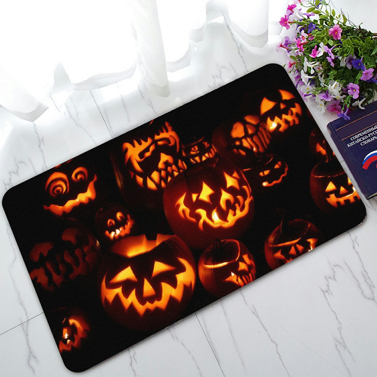 ZKGK Happy Halloween NonSlip Doormat Indoor/Outdoor/Bathroom Doormat