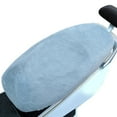 thumbnail image 2 of Motorcycle Cushion Cover Plush Fleece Warm Anti-Sun Protector Cover Gray Mingyqi, 2 of 8