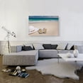 thumbnail image 2 of ARTCANVAS Hat and Slippers on Sea Summer Beach Canvas Art Print - Size: 40" x 26" (0.75" Deep), 2 of 9