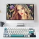 thumbnail image 1 of 127 teclas Keycap PBT Key Cap XDA Profile para accesorios de teclado mecánico para juegos, 1 of 7
