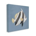 thumbnail image 3 of Striped Fish Marine Life Portrait Animals & Insects Graphic Art Gallery Wrapped Canvas Print Wall Art, 3 of 7