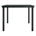 thumbnail image 5 of vidaXL 7 Piece Garden Dining Set Grey and Black, 5 of 5