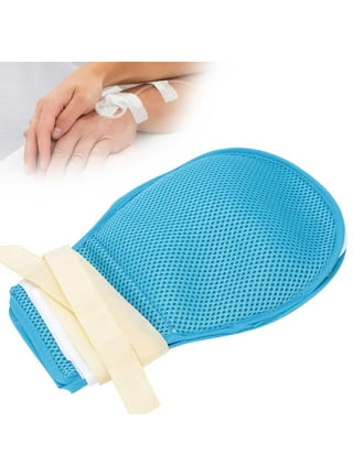  Hands Finger Control Mitt Padded, Dementia Safety Restraint  Protector, Harm Fixed Middle Finger Separator for Elderly Patients, 1 Pair  (L) : Health & Household
