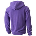 thumbnail image 4 of ZUKMRJPC Men's Quarter Zip Hoodies Casual Warm Fleece Long Sleeve Drawstring Hooded Sweatshirt Solid Color Pullover Tops with Pocket, 4 of 7