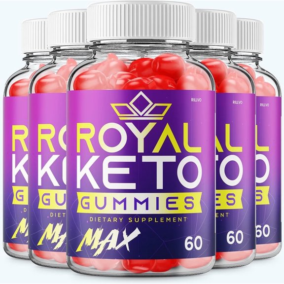 5 Pack Royal Max Keto Gummies Advanced Formula Royal Keto ACV Gummies Apple Cider Vinegar 300 Gummies