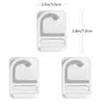 thumbnail image 5 of 3pcs Soporte multifuncional para trapeador Ganchos para escoba sin perforaciones Clips prácticos para trapeador, 5 of 5