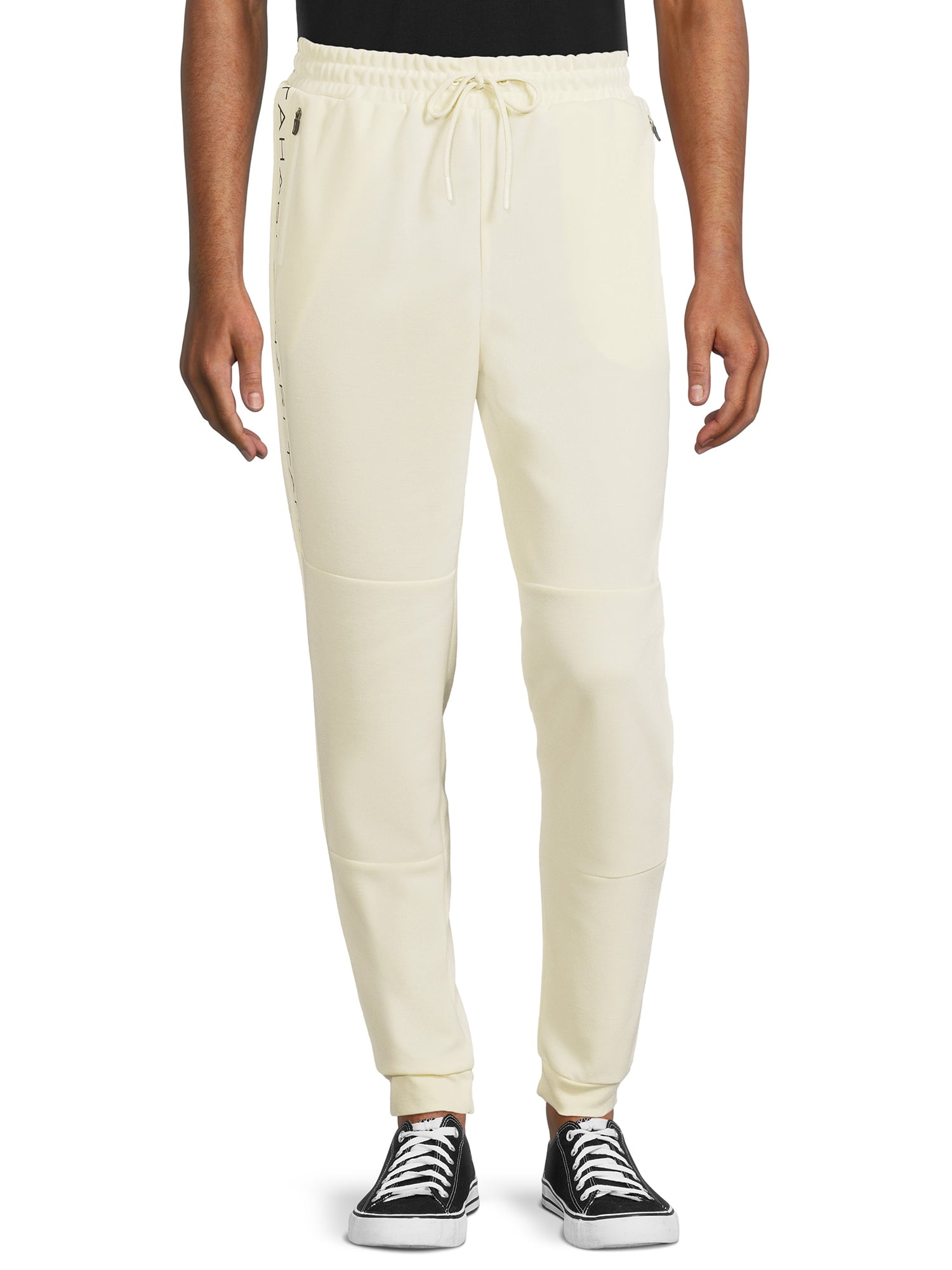 beige joggers mens