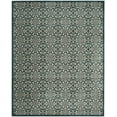 thumbnail image 2 of SAFAVIEH Serenity Melyssa Border Area Rug, Turquoise/Cream, 8' x 10', 2 of 7