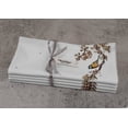 thumbnail image 3 of Vargottam Napkins BirdPrint, DinnerNapkins , 100 % Cotton, Set of 4 ReusableNapkins Set, Size 20X20 Inch,White6,OversizedClothNapkins, 3 of 8