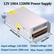 thumbnail image 4 of Adaptador de fuente de alimentación NUOFUWEI DC 12V 100A 1200W 110V/220V, 4 of 6