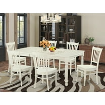 Dining Room Table Set with 8 Chairs - Nordic Style Kitchen Table and Chair Set