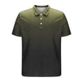 thumbnail image 4 of Yigetop Men's Slim Fit Henley Shirts Short Sleeve Crewneck T-Shirt Gym Workout Athletic Shirt Tees with Button Casual Summer Beach Vacation Shirts Short Sleeve Tops, Bronze, S, 4 of 4