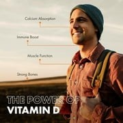 Incite Nutrition Vitamin D3 5000 IU Easy-Swallow Micro Tablets, Vegetarian Supplement, Cholecalciferol