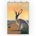 thumbnail image 3 of Death Valley National Park, California, Lithograph, Jackrabbit (36x54 Giclee Gallery Art Print, Vivid Textured Wall Decor), 3 of 3