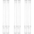 thumbnail image 1 of 3 Pairs Invisible Clear Bra Straps Strapless Shoulder 1.5cm Transparent Detachable Replacement Strap Non-Slide Elastic Belt Women Intimates, 1 of 9