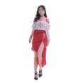 thumbnail image 2 of Figura de resina a escala 1/64 de una niña con cabello largo, ideal para dioramas, maquetas de trenes y arquitectura. Figura femenina pintada a mano, 2 of 7