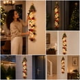 thumbnail image 3 of Glowing Christmas Door Hanger, Lighted Christmas Door Hanging Decor with Warm Lights, Christmas Decoration for Front Door, Porch & Entryway, D, 3 of 8