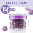 thumbnail image 2 of Lumikrypt 12Pcs 17Oz Plastic Food Storage Containers with Twist Top Lid, Food Freezer Storage Containers, Reusable Soup Containers, Thickened Food Containers for Lunch, Salad, Soup, Oats., 2 of 7