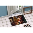 thumbnail image 4 of Golden Retriever and Santa Claus Doormat 36 in x 24 in, 4 of 5