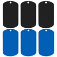 thumbnail image 1 of wholesale 100pcs stainless steel material Military card personalized pet id tag cat Artistic Font Double Sided Mirror effect ShopWise Round, 1 of 13