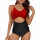 thumbnail image 1 of Traje de baño de una pieza para mujer, conjuntos de bikini para mujer, trajes de baño de color liso con espalda descubierta, tankinis, trajes de baño para mujer, 1 of 7
