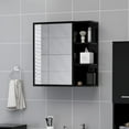 thumbnail image 5 of vidaXL Bathroom Mirror Cabinet Concrete Gray 24.6"x8.1"x25.2" Chipboard, 5 of 36