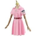 thumbnail image 2 of Movie A League of Their Own Dress Dottie Pink Dress Women's Baseball Dress Uniform Set Halloween Outfit, 2 of 7