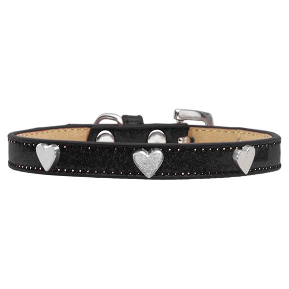 Dog, Puppy  Pet Widget Ice Cream Collar, "Silver Heart"