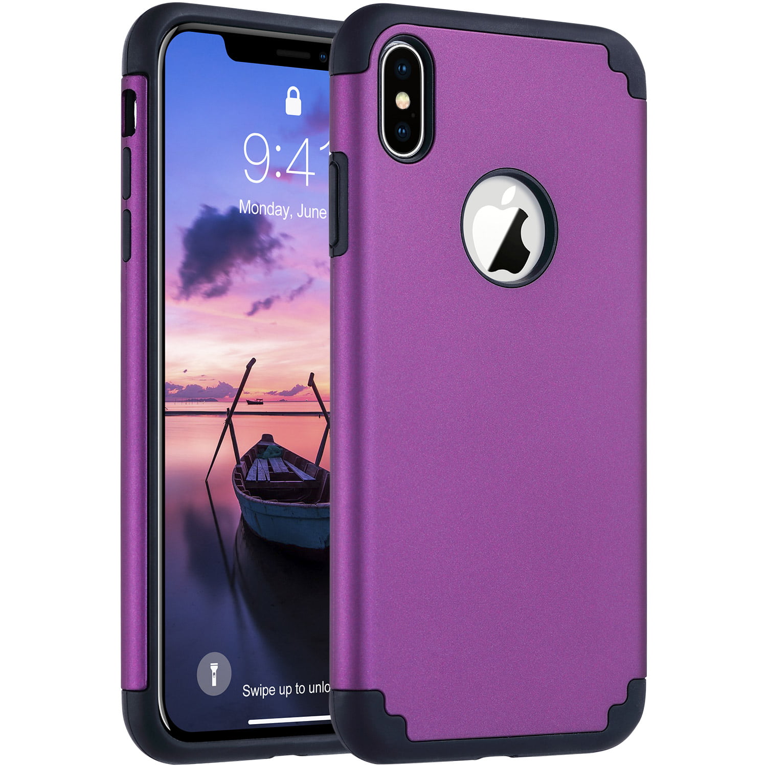 Ulak Slim Protective Case For Iphone Xs Max Hybrid Soft Silicone
