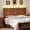 Walnut, variant on YOCWO King Size Headboard with LED Lights & Adjustable Height, Wave Panel Head Board with Rounded Corners, Natural, Headboard Only(Bed Frame Not Included)